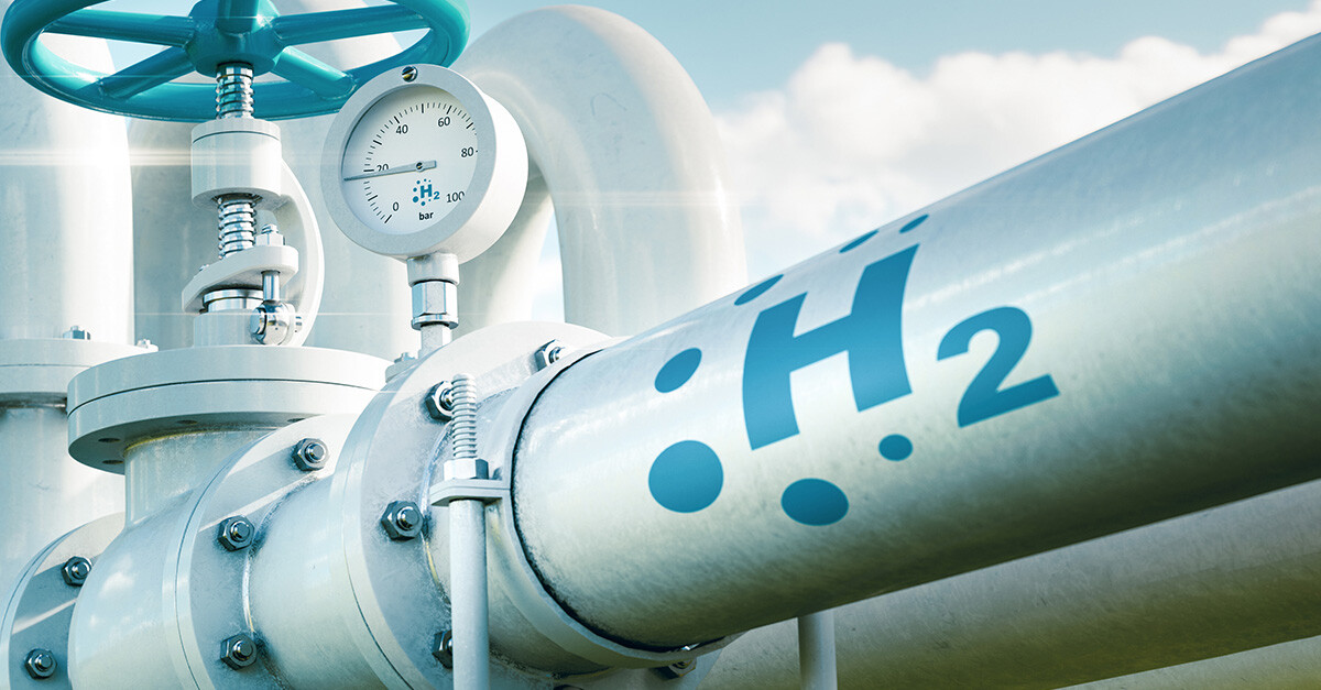 Hydrogen transport pipes